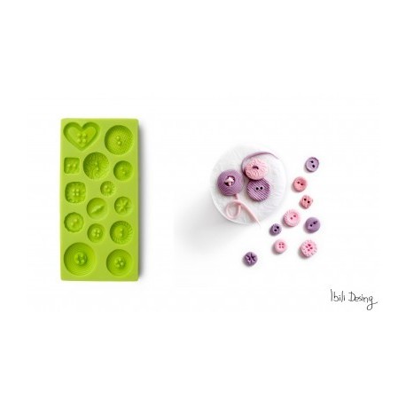 MOLDE 3D BOTONES DE IBILI 11x5.7 CM