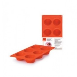 Molde 6 Mulicavidades Morango de Ibili