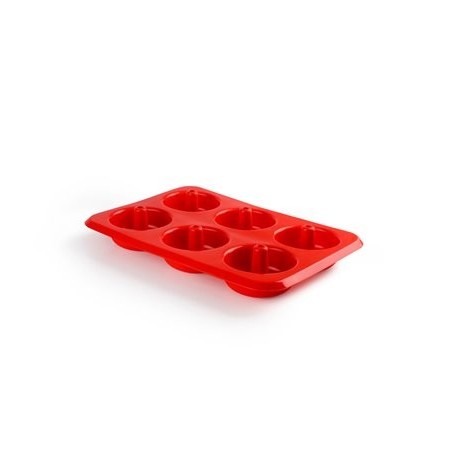 Molde 6 cavidades Dougnut Strawberry de Ibili