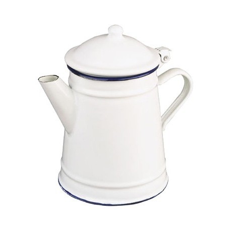 CAFETERA CONICA BLANCA DE IBILI 1 LT