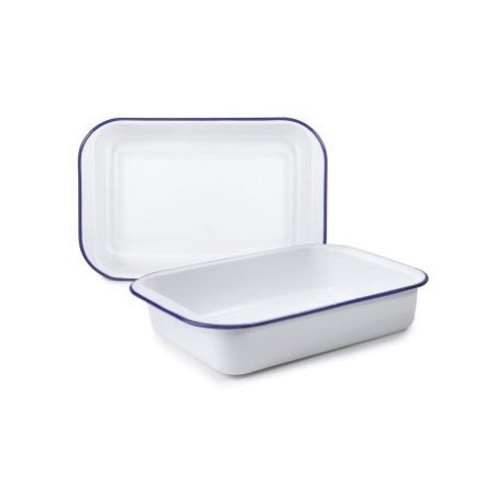 FUENTE DE HORNO BLANCA DE IBILI 37X24X7.30 CM