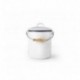 CUBO CON TAPA PARA COMPOST BLANCA DE IBILI 6 LT