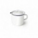 HERVIDOR DE LECHE CON TAPA BLANCA DE IBILI 14 CM