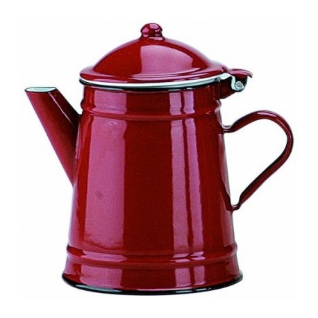 CAFETERA CONICA ROJA DE IBILI 1 LT