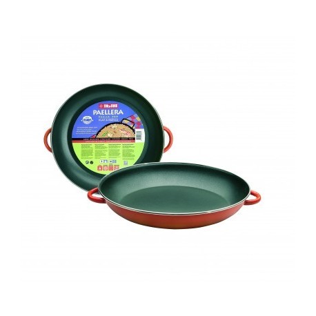 Paellera com metal a asa laranja de ibili 42 cm