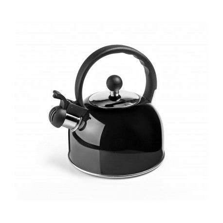 CAFETERA SILBANTE INOX NEGRA DE IBILI 2
