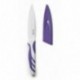 CUCHILLO DE COCINA ANTIADHERENTE MORADO DE IBILI 12.5 CM