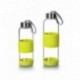 BOTELLA CRISTAL/SILICONA SKY VERDE DE IBILI 500 ML