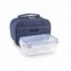 PORTA ALIMENTOS LITE AZUL DE IBILI 21X13 CM