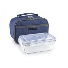 PORTA ALIMENTOS LITE AZUL DE IBILI 21X13 CM