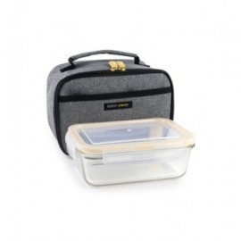 PORTA ALIMENTOS LITE GRIS DE IBILI 21X13 CM