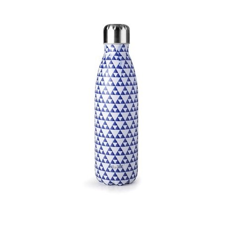 BOTELLA TERMO MOSAIC BLUE DE IBILI 0.50 LT