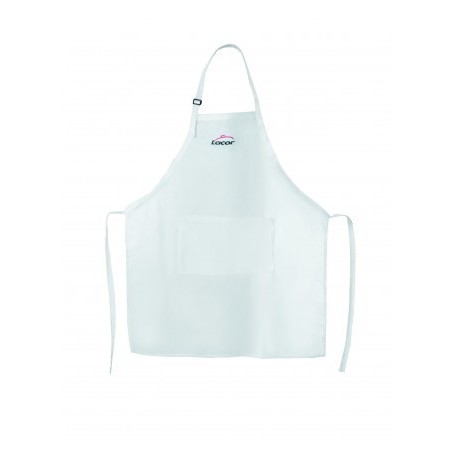 DELANTAL BLANCO MARCADO DE LACOR