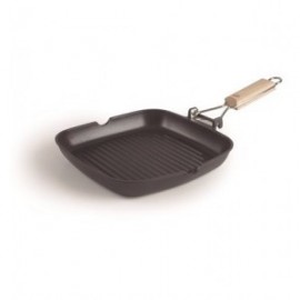 SARTÉN GRILL ACANALADA SUA DE LACOR 24X24 CM