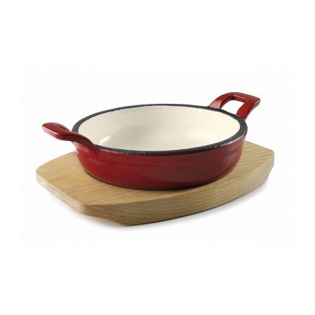 CACEROLA REDONDA MAGMA RED DE LACOR 18.5 CM