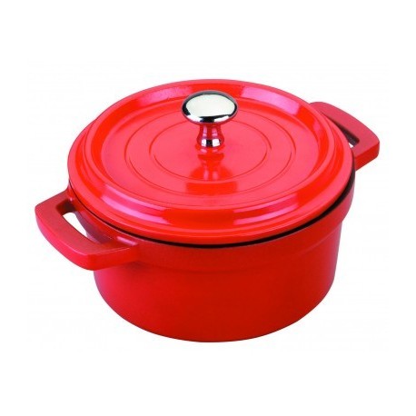 CACEROLA ALUMINIO FUNDIDO CON TAPA DE LACOR 20 CM