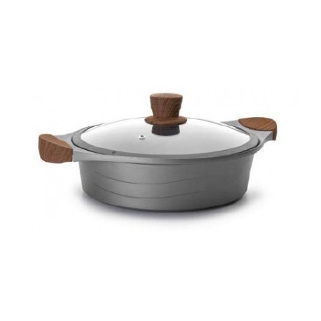 CACEROLA BAJA CON TAPA STILO DE LACOR 28 CM