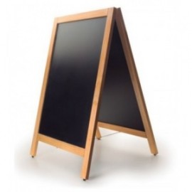 Ardósia de menu com cavalete lacor de 55x85cm
