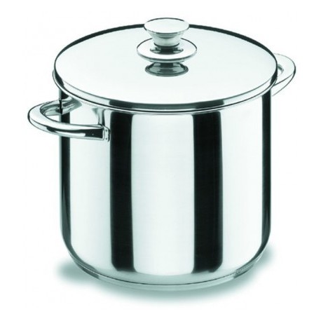 OLLA SUPER ALTA CON TAPA VITROCOR DE LACOR 32 CM