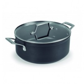 CACEROLA CON TAPA ANODIZED DE LACOR 24 CM