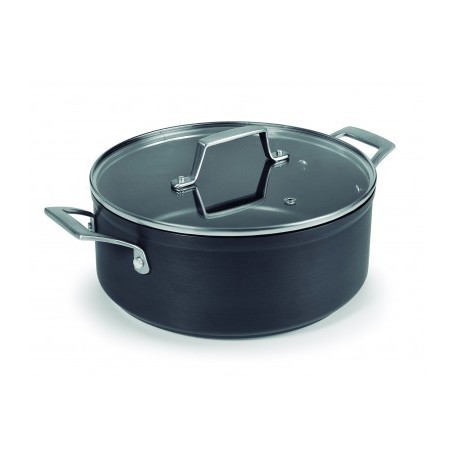 CACEROLA CON TAPA ANODIZED DE LACOR 24 CM