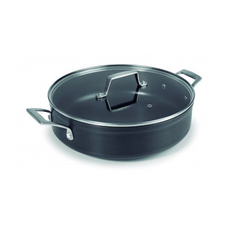 TARTERA CON TAPA ANODIZED DE LACOR 28 CM