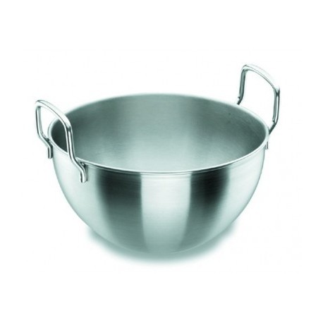 CALDERO SEMI-ESFÉRICO CON ASAS INOXIDABLE 18/10 DE LACOR 22 CM