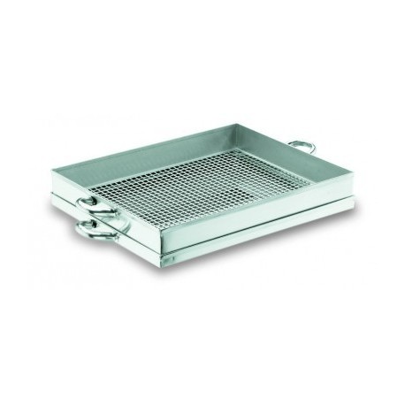 ESCURREFRITOS RECTANGULAR INOXIDABLE EN ACERO 18/10 DE LACOR 60 CM