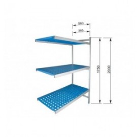 Prateleira aberta 5 prateleiras lacor 2000x560x1229 mm