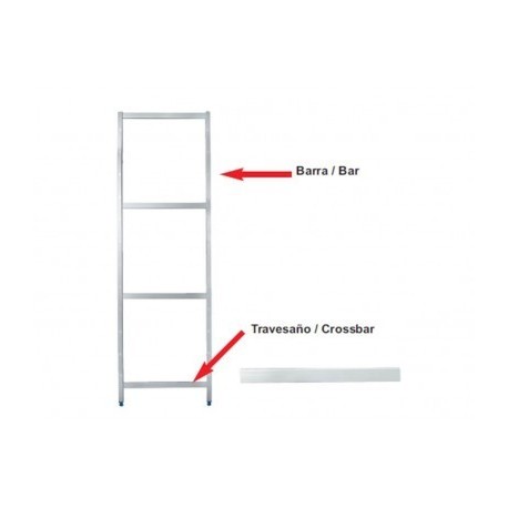 BARRAS MODULARES DE BARRA DE APOIO LATERAL 250 mm