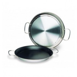 PAELLERA VALENCIANA INOXIDABLE 18/10 ANTIADHERENTE DE LACOR 32 CM