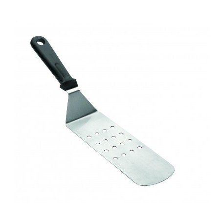 ESPÁTULA MANGO SÓLIDO INOXIDABLE PERFORADA DE LACOR 7.5X21.5 CM