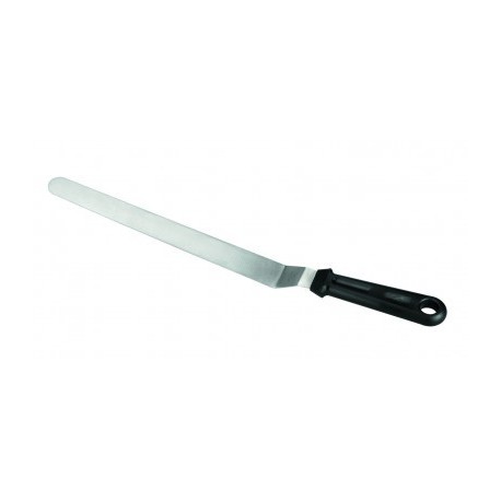 ESPÁTULA LARGA ACODADA MANGO SOLIDO INOXIDABLE DE LACOR 30 CM