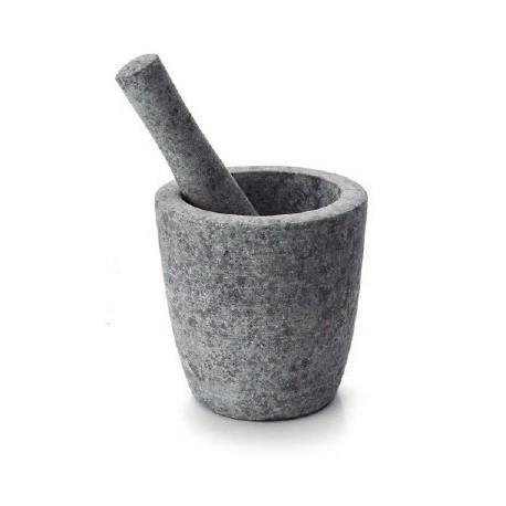 MORTERO CON MANO GRANITO DE LACOR 12 CM