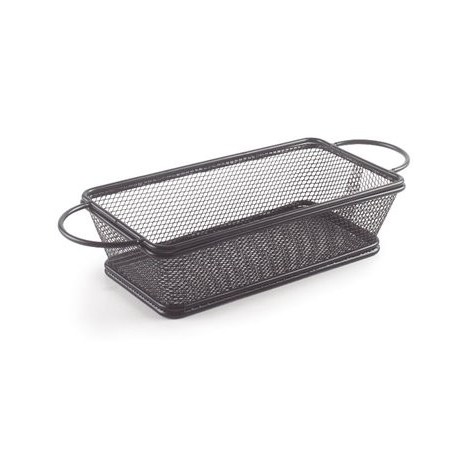 CESTILLO RECTÁNGULAR CON ASAS BLACK DE LACOR 21X11 CM