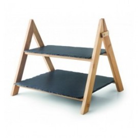 Suporte retangular lacor pizarra preto