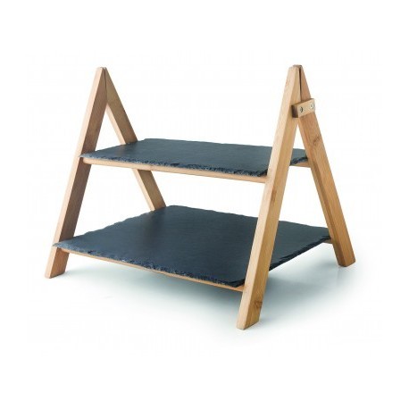 SOPORTE EXPOSITOR RECTANGULAR PIZARRA DE LACOR