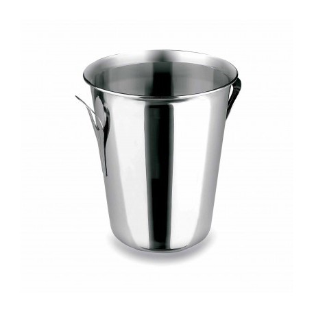 CUBO ENFRIABOTELLAS CÓNICO INOXIDABLE ASAS SOLDADAS DE LACOR 20 CM