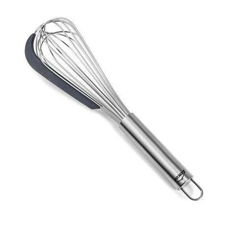 BATIDOR DE VARILLAS CON RASPADOR DE SILICONA DE LACOR 32 CM