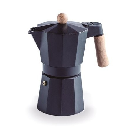 CAFETERA TRENTO BLACK DE LACOR 9 TAZAS