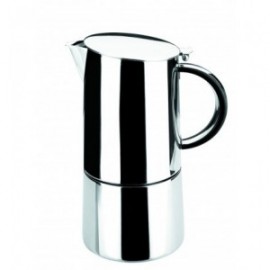 Cafetera Express Moka INoxidável de Lacor 10 xícaras