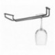 SOPORTE DE COPAS BLACK DE 1 FILA DE LACOR 34x10 CM