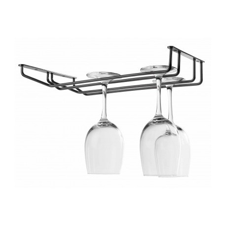 SOPORTE DE COPAS BLACK DE 2 FILAS DE LACOR 34x20 CM