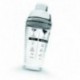 Agitador de acrílico com uma tampa inoxidável de lacor 450 ml