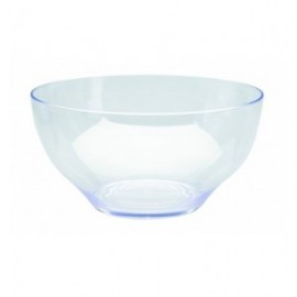Salada de acrílico redonda tigela 25 cm