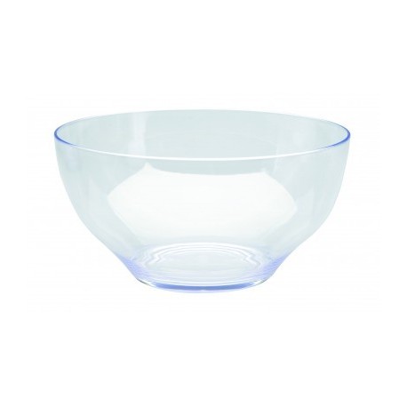 Salada de acrílico redonda tigela 25 cm