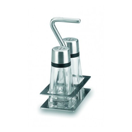 Salero-Pimentero Hiperux com suporte lacor 2 cm