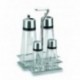 VINAGRERA HIPERLUX 4 PIEZAS CON SOPORTE DE LACOR 200-35 ML