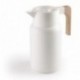 Jarro thermo branco de madeira de lacor 1 litro