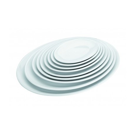 Bandeja oval de melamina lacor 207x144x18 mm